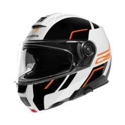 Schuberth C5 Master Wit Oranje Systeemhelm -Scorpion Winkel schuberth c5 master white orange