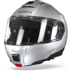Schuberth C5 Zilver Grijs Systeemhelm -Scorpion Winkel schuberth c5 silver grey frontpage