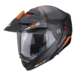 Scorpion ADX-2 Camino Mat Zwart-Silver-Oranje Adventure Helm -Scorpion Winkel scorpion adx 2 camino matt black silver orange 1