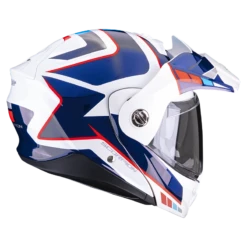 Scorpion ADX-2 Camino Pearl Wit-Blauw-Rood Adventure Helm -Scorpion Winkel scorpion adx 2 camino pearl white blue red 2