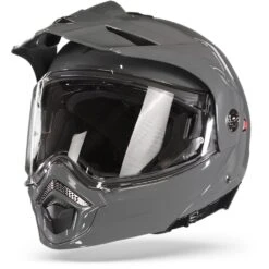 Scorpion ADX-2 Solid Cement Grijs Adventure Helm -Scorpion Winkel scorpion adx 2 solid cement grey frontpage