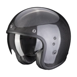 Scorpion Belfast Carbon Evo Solid Zwart Jethelm