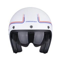 Scorpion Belfast Evo Soul Mat Wit-Blauw-Rood Jethelm -Scorpion Winkel scorpion belfast evo soul matt white blue red 2 2