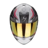 Scorpion Exo-1400 Evo Air Attune Grijs-Zwart-Rood Integraalhelm -Scorpion Winkel scorpion exo 1400 evo air attune grey black red 1