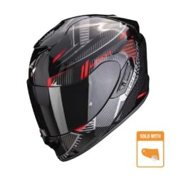 Scorpion Exo-1400 Evo Air Shell Zwart-Rood Integraalhelm