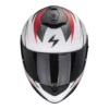 Scorpion Exo-1400 Evo Air Thelios Matt Wit-Rood Integraalhelm -Scorpion Winkel scorpion exo 1400 evo air thelios matt white red 1