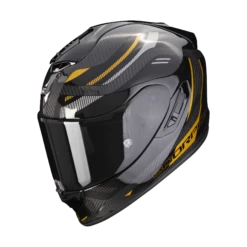 Scorpion Exo-1400 Evo Carbon Air Kydra Zwart-Goud Integraalhelm -Scorpion Winkel scorpion exo 1400 evo carbon air kydra nero oro