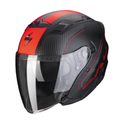 Scorpion EXO-230 Condor Mat Zwart-Rood Jethelm