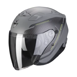 Scorpion EXO-230 Fenix Mat Cement Grijs-Zwart Jethelm -Scorpion Winkel scorpion exo 230 fenix matt cement grey black