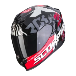 Scorpion Exo-520 Evo Air Rok Bagoros Zwart-Rood Integraalhelm -Scorpion Winkel scorpion exo 520 evo air rok bagoros black red