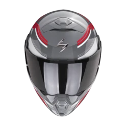 Scorpion Exo-930 Multi Cement Grijs-Rood Systeemhelm -Scorpion Winkel scorpion exo 930 multi cement grey red 1