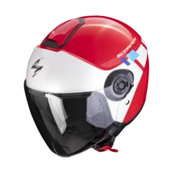 Scorpion Exo-City II Mall Rood-Wit-Blauw Jethelm -Scorpion Winkel scorpion exo city ii mall red white blue