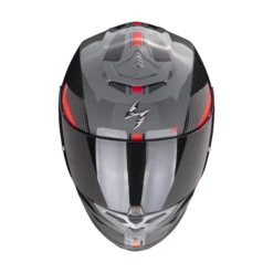 Scorpion Exo-R1 Evo Air Final Grijs-Zwart-Rood Integraalhelm -Scorpion Winkel scorpion exo r1 evo air final grey black red 2