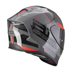 Scorpion Exo-R1 Evo Air Final Grijs-Zwart-Rood Integraalhelm -Scorpion Winkel scorpion exo r1 evo air final grey black red 3
