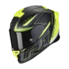 Scorpion Exo-R1 Evo Air Gaz Mat Zwart Neon Geel Integraalhelm -Scorpion Winkel scorpion exo r1 evo air gaz matt black neon yellow