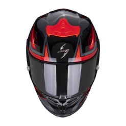 Scorpion Exo-R1 Evo Air Gaz Metaal Zwart-Rood Integraalhelm -Scorpion Winkel scorpion exo r1 evo air gaz metal black red 2