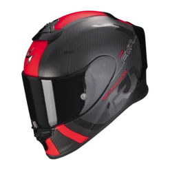 Scorpion Exo-R1 Evo Carbon Air Mg Mat Zwart-Rood Integraalhelm
