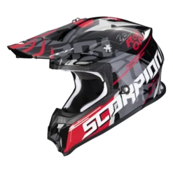 Scorpion VX-16 Evo Air Rok Zwart-Rood Crosshelm -Scorpion Winkel scorpion vx 16 evo air rok black red 1