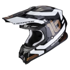 Scorpion VX-16 Evo Air Tub Metal Zwart-Goud Crosshelm -Scorpion Winkel scorpion vx 16 evo air tub metal black gold 1 5