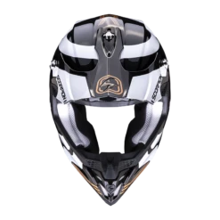 Scorpion VX-16 Evo Air Tub Metal Zwart-Goud Crosshelm