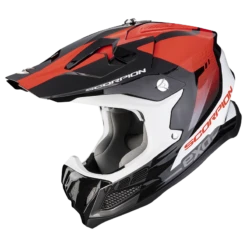 Scorpion VX-22 Air Attis Zwart-Rood Crosshelm