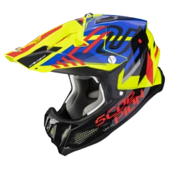 Scorpion VX-22 Air Neox Neon Geel-Blauw-Rood Crosshelm -Scorpion Winkel scorpion vx 22 air neox neon yellow blue red 0