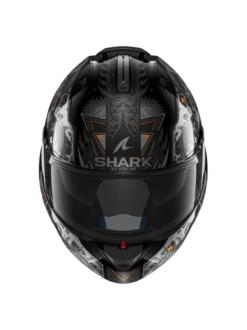 Shark Evo ES K-Rozen Zwart Antraciet Oranje KAO Systeemhelm -Scorpion Winkel shark evo es k rozen black anthracite orange kao 3