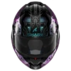 Shark Evo ES K-Rozen Zwart Violet Glitter KVX Systeemhelm -Scorpion Winkel shark evo es k rozen black violet glitter kvx 3