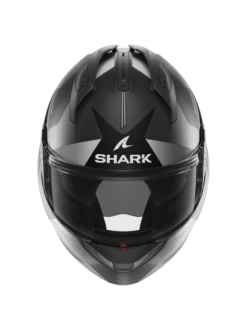 Shark Evo GT Tekline Mat Antraciet Chrom Zilver AUS Systeemhelm -Scorpion Winkel shark evo gt tekline mat anthracite chrom silver aus 3