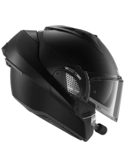 Shark Pack Evo GT N-Com B802 Blank Mat Zwart Mat KMA Systeemhelm -Scorpion Winkel shark pack evo gt n com b802 blank mat black mat kma 5