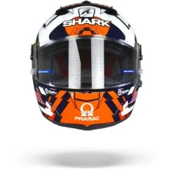 Shark Race-R Pro GP Zarco Signature Blauw Wit Rood BWR Integraalhelm -Scorpion Winkel shark race r pro gp zarco signature blue white red bwr.01