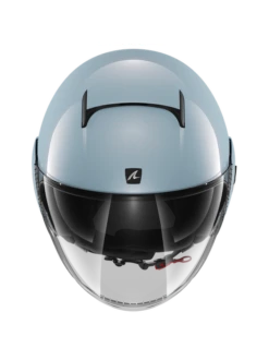 Shark Shark Nano Blank Pearl Blauw B07 Jethelm -Scorpion Winkel shark shark nano blank pearl blue b07 3