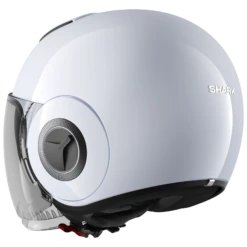 Shark Nano Blank Wit Zilver Glanzend W01 Jethelm -Scorpion Winkel shark shark nano blank white silver glossy w01 2