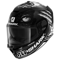 Shark Spartan GT Carbon Roodding Mat Carbon Wit Antraciet DWA Integraalhelm -Scorpion Winkel shark spartan gt carbon redding mat carbon white anthracite dwa