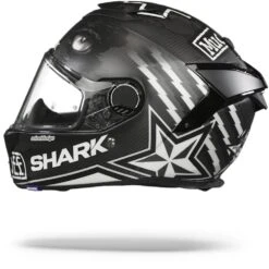 Shark Spartan GT Carbon Roodding Mat Carbon Wit Antraciet DWA Integraalhelm -Scorpion Winkel shark spartan gt carbon redding mat carbon white anthracite dwa.11