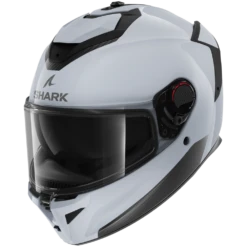 Shark Spartan GT Pro Blank Light Wit Glanzend W03 Integraalhelm -Scorpion Winkel shark spartan gt pro blank light white glossy w03 1