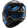 Shark Spartan GT Pro Ritmo Carbon Carbon Blauw Chrom DBU Integraalhelm -Scorpion Winkel shark spartan gt pro ritmo carbon carbon blue chrom dbu 2