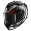 Shark Spartan GT Replikan Mat Bcl. Micr. Zwart Chrom Zilver KUS Integraalhelm -Scorpion Winkel shark spartan gt replikan mat bcl micr black chrom silver kus