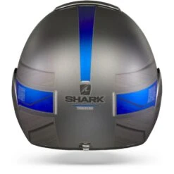 Shark Street Drak Tribute Rm Mat Antraciet Chrom Blauw AUB Jethelm -Scorpion Winkel shark street drak tribute rm mat0anthracite chrome blue aub.19