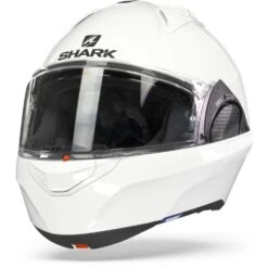 Shark Evo GT Blank Wit Systeemhelm -Scorpion Winkel shark evogt blank white frontpage