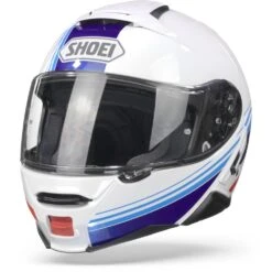 Shoei Neotec II Separator TC-10 Wit Blauw Rood Systeemhelm