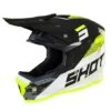 Shot Furious Camo Neon Geel Glanzend Crosshelm -Scorpion Winkel shot helmet furious camo neon yellow glossy