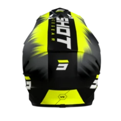 SHOT Furious Versus Neon Geel Mat Crosshelm