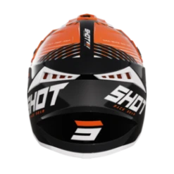 SHOT Lite Fury Zwart Neon Oranje Glanzend Crosshelm -Scorpion Winkel shot helmet lite fury black neon orange glossy2