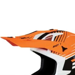 Shot Peak Lite Fury Black Neon Orange Glossy