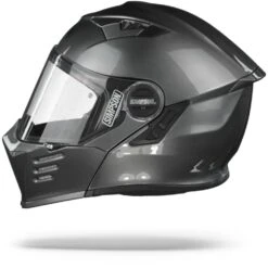 Simpson Darksome Gunmetal Systeemhelm -Scorpion Winkel simpson darksome gunmetal.10 1