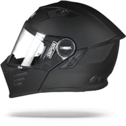 Simpson Darksome Solid Mat Zwart Systeemhelm -Scorpion Winkel simpson darksome matt black.10 1