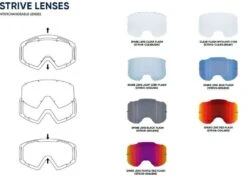 Spect Red Bull Strive Spare Lens Light Grey Flash