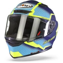 Suomy Track 1 Reaction Zwart Geel Integraalhelm -Scorpion Winkel suomy track 1 reaction black yellow frontpage