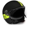 Momodesign Fgtr Classic Momo E2205 Fluo Matt Zwart Geel Jethelm -Scorpion Winkel thumbnail 3 10